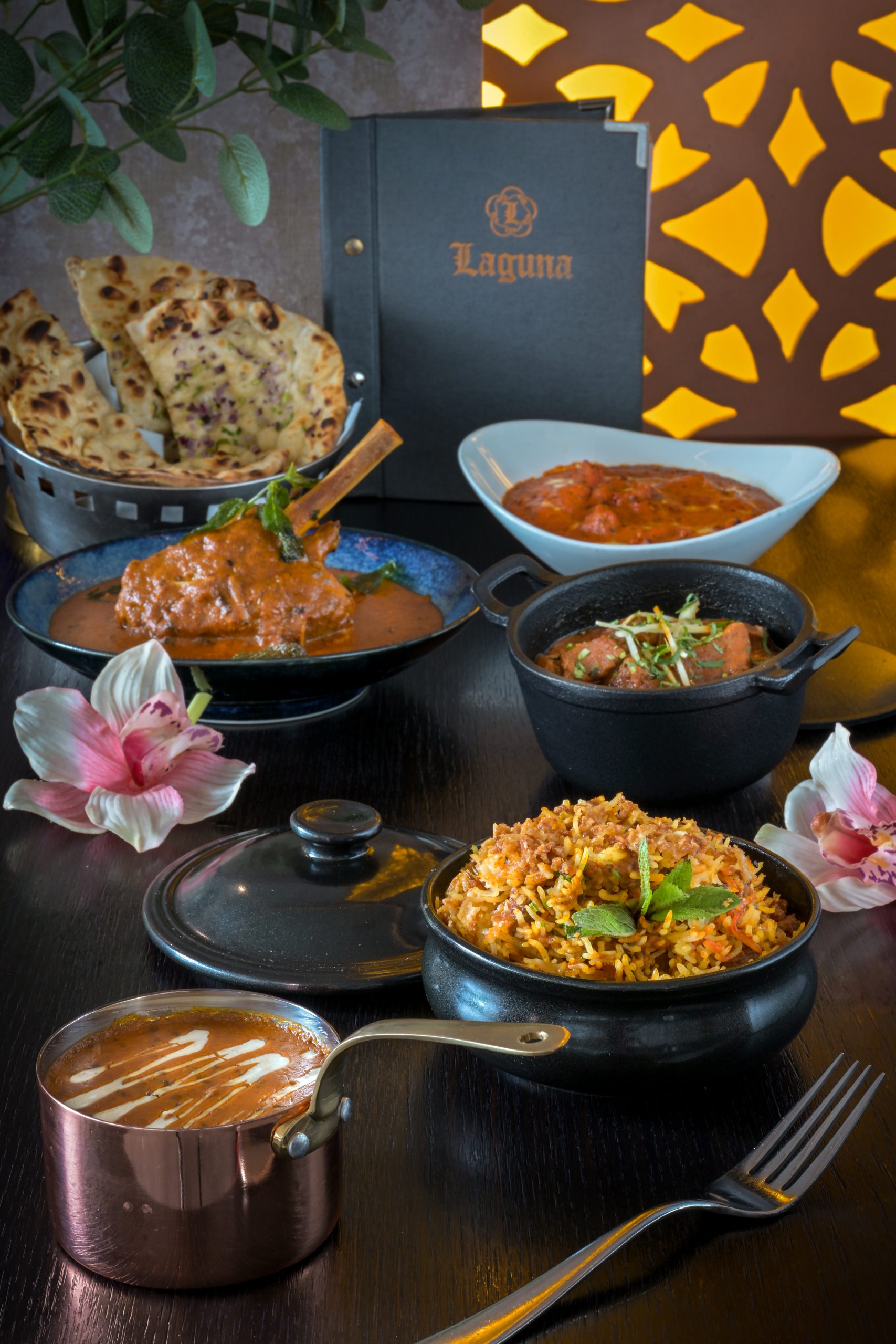 restaurant table spread 1